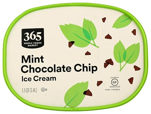 365 by Whole Foods Market, Ice Cream Mint Chocolate Chip, 1.5 Quart