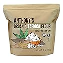 Anthony's Organic Tapioca Flour Starch, 5lbs, Gluten Free & Non GMO