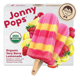 JonnyPops Organic Very Berry Lemonade Frozen Pops 8ct