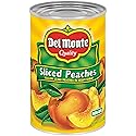 DEL MONTE Yellow Cling Sliced Peaches in Heavy Syrup, Canned Fruit, 15.25 oz Can