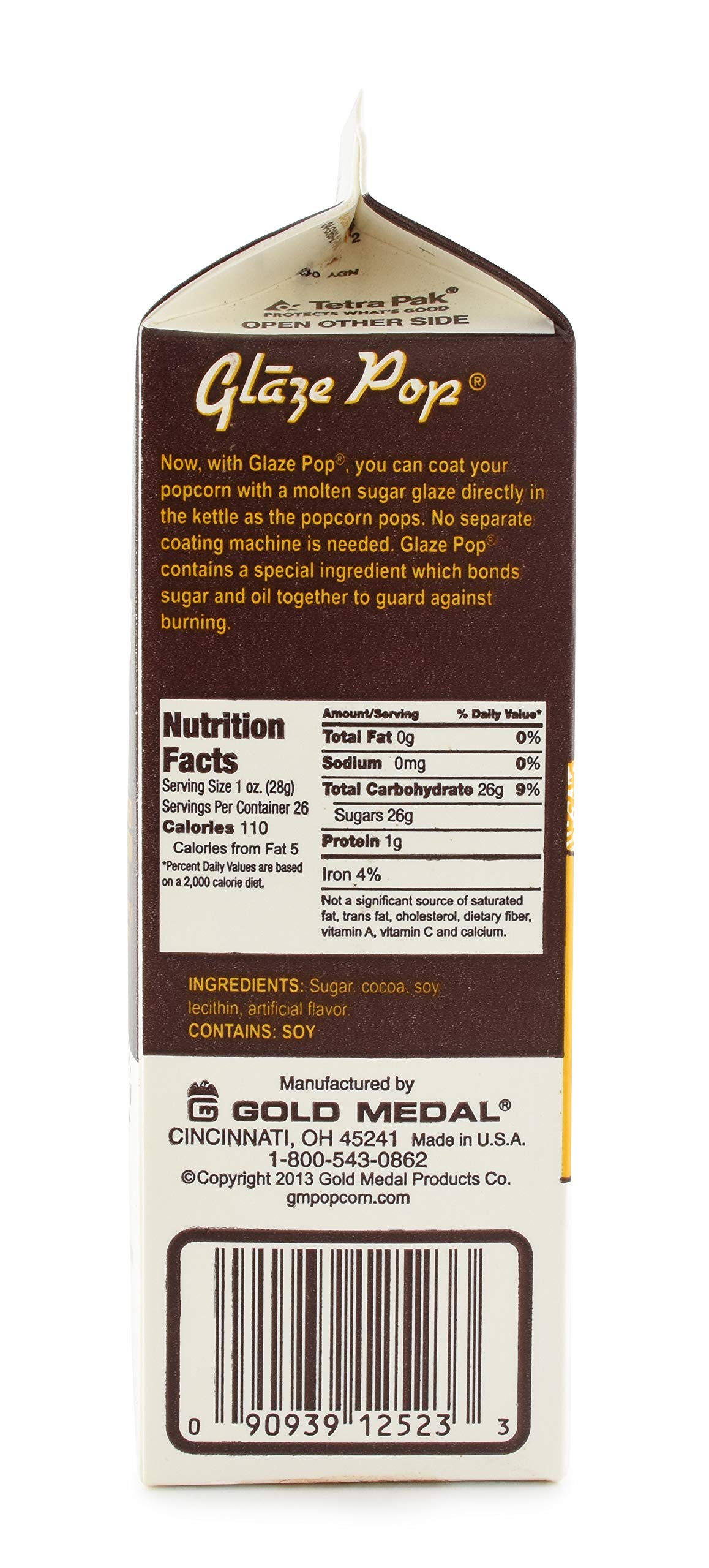 Gold Medal Chocolate Glaze Pop