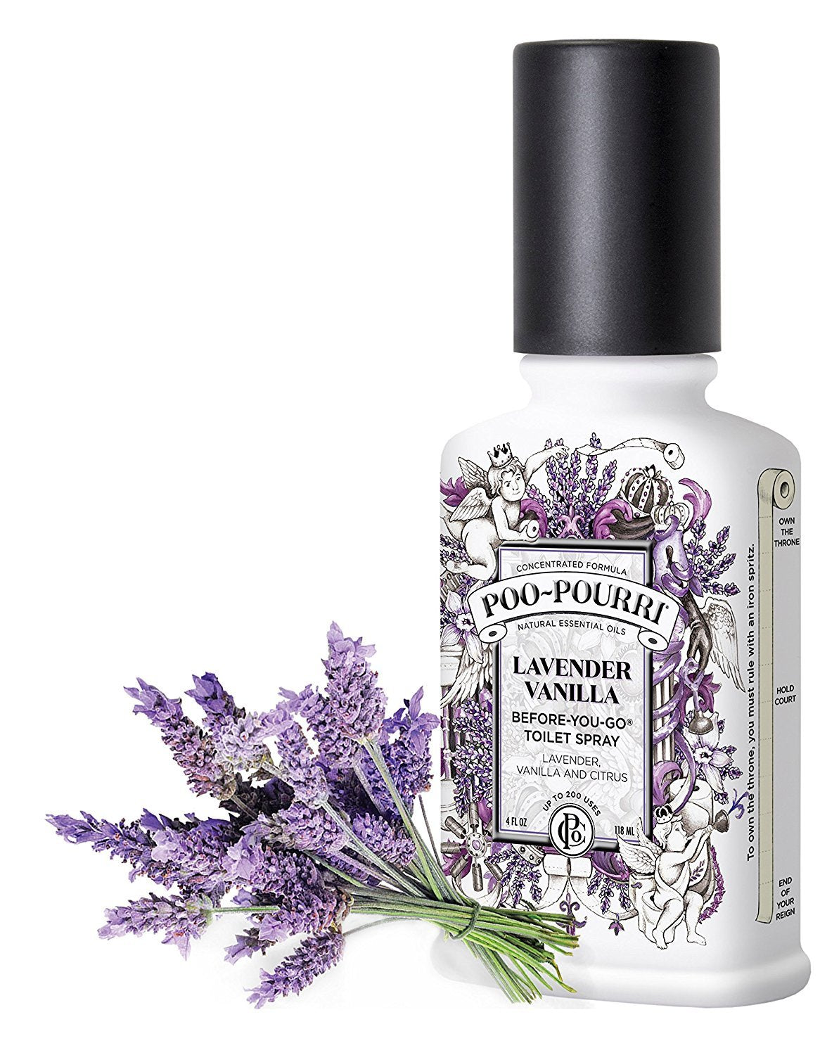 Poo-Pourri Before-You-go Toilet Spray, Lavender Vanilla Scent - OLD BOTTLE STYLE, 4 Fl Oz