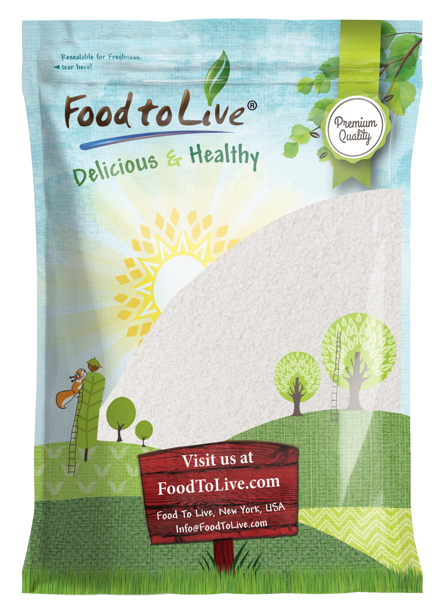 Food to Live Mediterranean Fine Sea Salt, 15 Pounds- Fine, Natural, Non-Iodized Crystals from Italy for Cooking, Baking and Seasoning, Non-GMO, Vegan