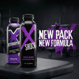 Xtreme Shock XSHOCKLABS RTD Pre-Workout Energy Drink, Violet Reign, Sugar Free, 12 fl oz, Pack of 12 (New Formula)
