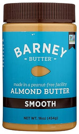 Barney Butter Almond Butter, Smooth, No Stir, Non-GMO, Skin-Free, Paleo Friendly, KETO, 16 Ounce
