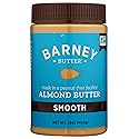Barney Butter Almond Butter, Smooth, No Stir, Non-GMO, Skin-Free, Paleo Friendly, KETO, 16 Ounce