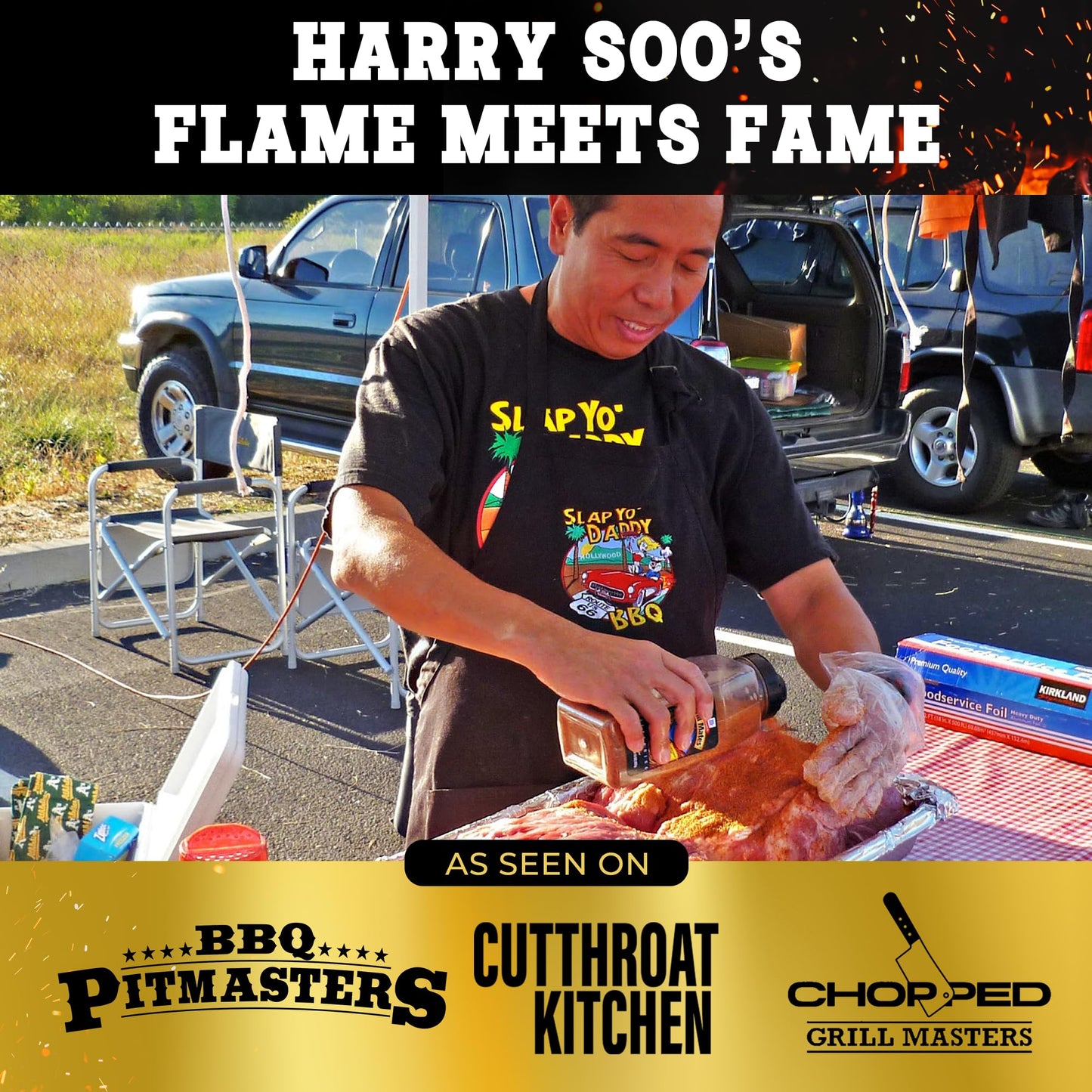 Slap Yo Daddy BBQ Sauce, Original - Championship Barbecue Sauce From Pitmaster Harry Soo - For Grilling & Smoking - No MSG, Gluten-Free - 15 oz