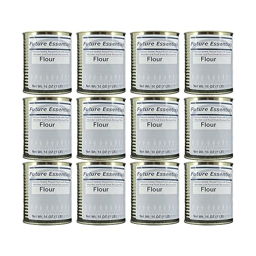 Future Essentials All Purpose White Flour | 100% Natural Whole Grain | Non GMO | Long Term Storage Shelf Stable | Emergency Survival Food Supply