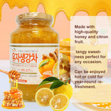 Apexy Authentic Korean Honey Citron Tea With Ginger, Citron Tea, Just Add Hot Water, Yuzu Marmalade, Yuzu for Salad, Citron Spread, No Artificial