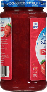 Polaner Sugar-Free Strawberry Preserves with Fiber, 13.5 Ounce