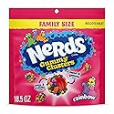 NERDS Gummy Clusters, Candy, Rainbow, Crunchy and Gummy, 18.5 oz