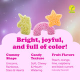 Katjes Vegan Sour Gummies, Wildly Good Sour Soft & Flavorful Gummy Candy, Colorful Whimsical Shapes, No Artificial Dyes or Flavors, Gelatin Free, Kids