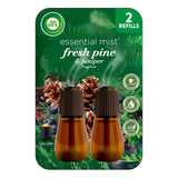 Air Wick Essential Mist Refill, Fresh Pine & Juniper, Air Freshener, Essential Oils, 2 Ct