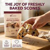 gfJules Gluten-Free Scones Mix, British Style Scone Mix for Breakfast & Tea Time, Easy Homemade Baking Mix, Soft & Tender, 6.5 oz