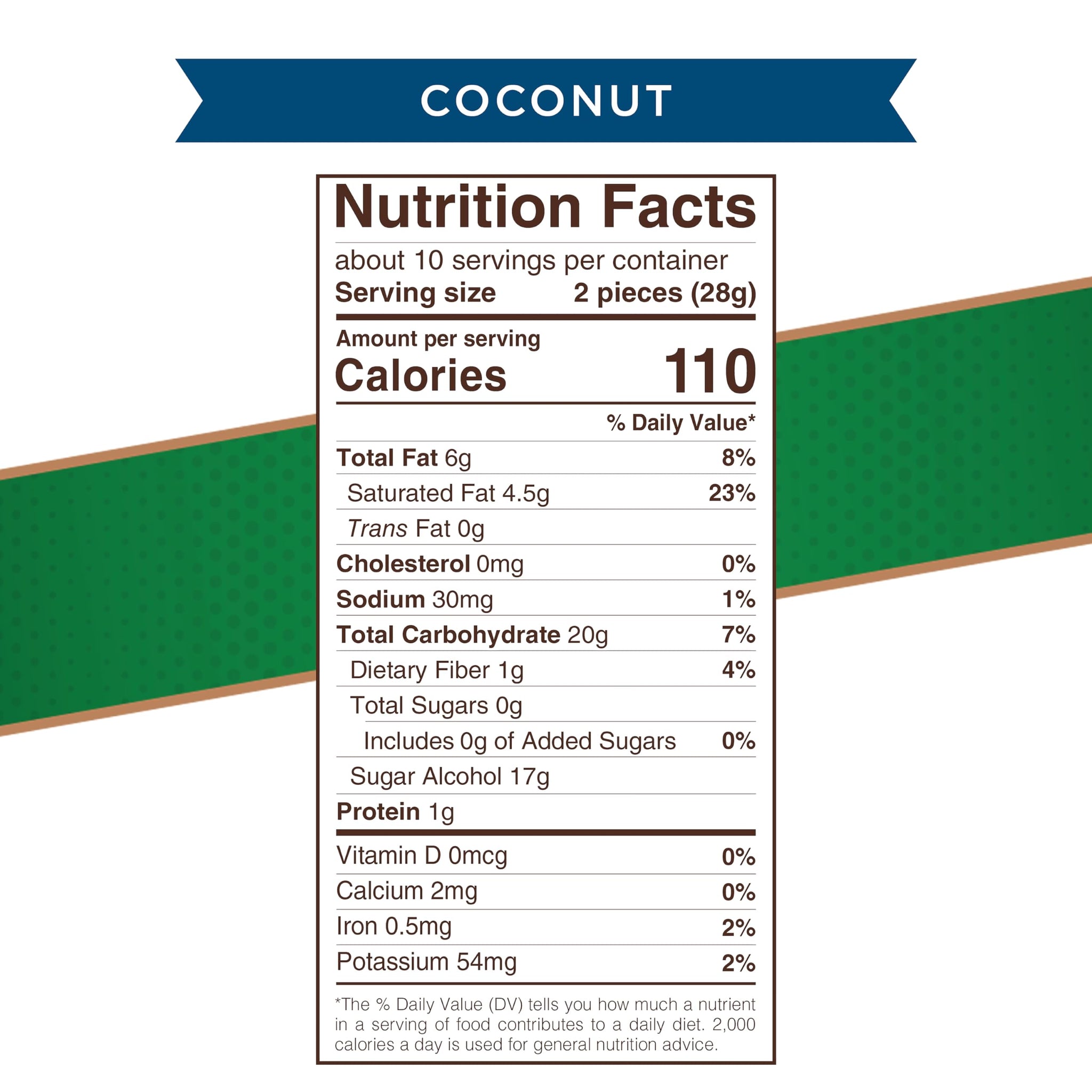 Russell Stover Sugar-Free Laydown Bag Coconut, 10 Ounce