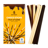 Gifteay Edible Chocolate Sticks Game - 3 Flavors Assorted Trio Pack, 200g