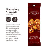 Sahale Snacks Gochujang Almonds Glazed Mix, 1.5 oz Bags (18 Packs) - Dry-Roasted Deluxe Mixed Nuts Inspired By Traditional Korean BBQ - Non-GMO