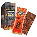 The Flaming Chocolate Bar: Carolina Reaper Milk Chocolate Bar, Full Size, Made with World's Hottest Pepper, 2.2 Million Scoville, Milk Chocolate, USA