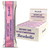 Barebells Protein Bar - 55g, Box of 12 Units | Birthday Cake Flavor, 20g Protein, No Added Sugar, Collagen, Crispy and Creamy Texture