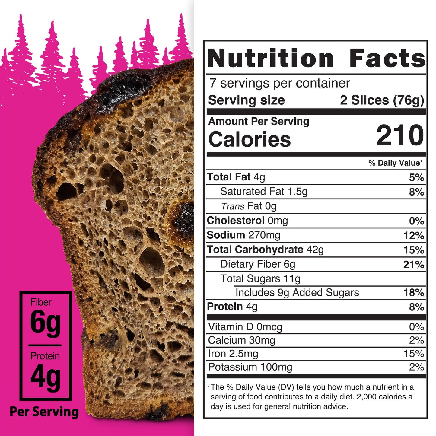 Happy Campers Cravin’ Raisin Cinnamon Spice Gluten Free Bread, Organic, Non-GMO, Vegan, 17.4 oz Loaf (Pack of 4)