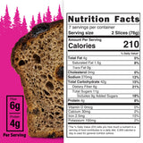 Happy Campers Cravin’ Raisin Cinnamon Spice Gluten Free Bread, Organic, Non-GMO, Vegan, 17.4 oz Loaf (Pack of 4)