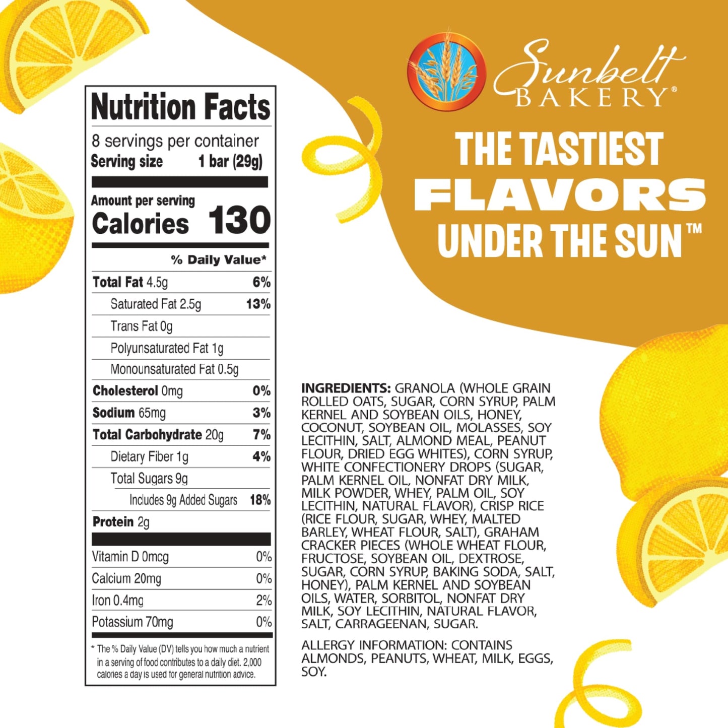 Sunbelt Bakery Spring Seasonal Pack, 2 Flavor Chewy Granola Bar Variety Pack, 48 Bars, 49.62 oz