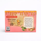 Premium Honey Ginger Instant Tea Crystals Guava Flavor 20 Sachets Real Ginger Real Honey Pure Cane Sugar Caffeine Free Hot Or Cold Single Serve Drink
