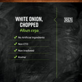 Frontier Chopped Onion, 1 Pound, Dried & Chopped Sweet White Onion, Kosher, Sustainably Grown
