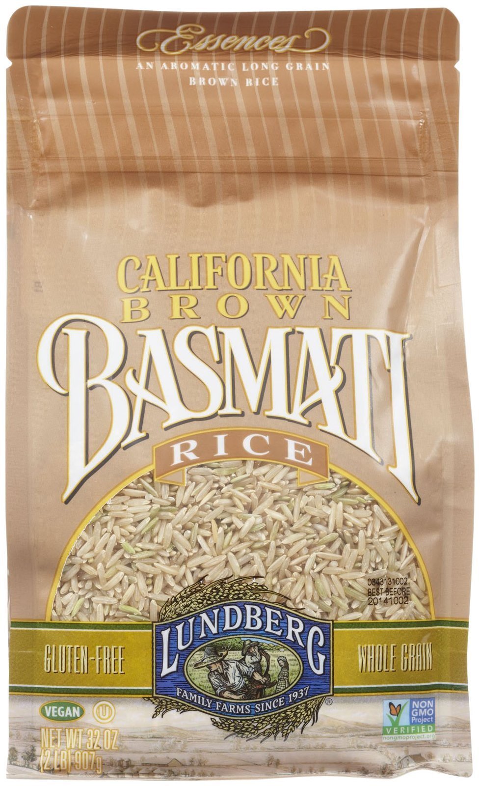 Lundberg Eco-Farmed Rice - Basmati Brown - 32 oz