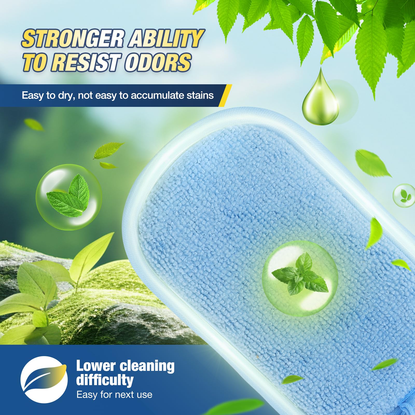 Dish Sponge Kitchen Sponges Multipurpose Cleaning Sponge All-Purpose Sponges Non Scratch Kitchen Sponge Cleaning Mat Used for Cleaning Non Stick