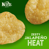 Kettle Brand Potato Chips, Air Fried Jalapeño Kettle Chips, 6.5 Oz Bag