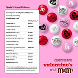 M&M’S Valentine's Day Chocolate Gift Bag, 2lb Red Pink White M&M'S with Messages, Bulk Valentine's Candy for Galentine’s Gifts, Party Favors, Candy