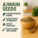 SPICY PANTRY Ajwain Seeds (Carom Seeds) 5 lbs - Natural Digestive Aid & Aromatic Spice - Use in Curries, Pickles, Bread & More - Indian, Middle