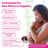 Pink Stork Postpartum Recovery® Herbal Tea, Organic Red Raspberry Leaf with Chamomile, Hormone Balance for Women After Labor & Delivery, Strawberry