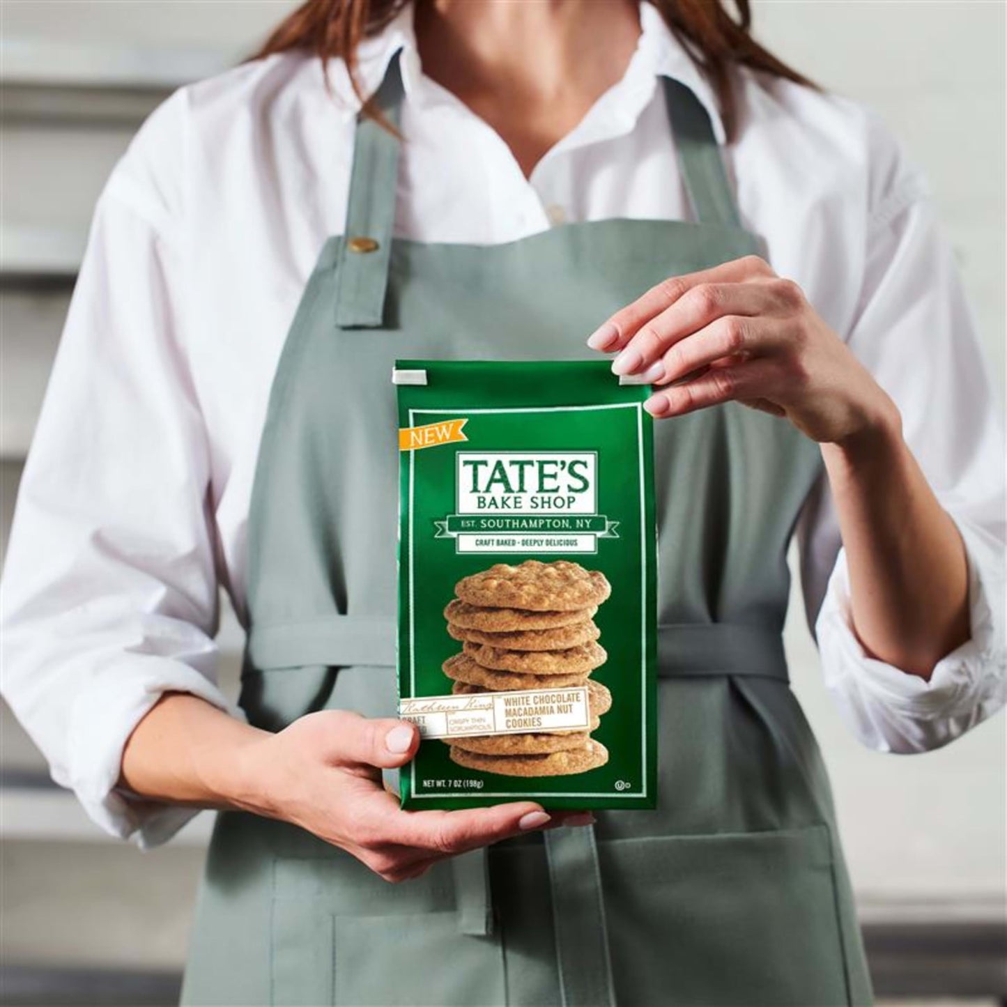 Tate's Bake Shop White Chocolate Macadamia Nut Cookies, 4-7 oz Bags