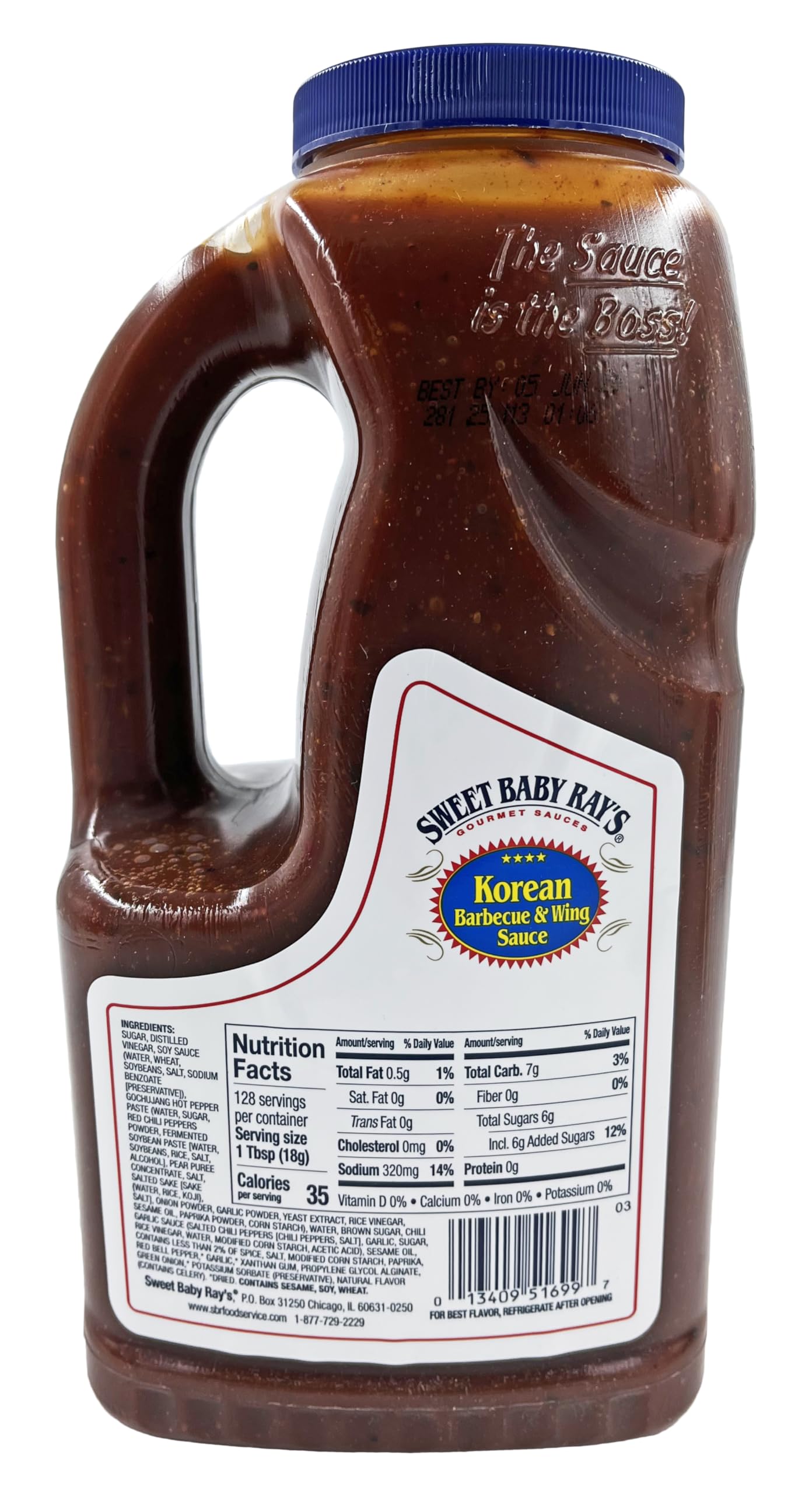 Sweet Baby Ray's Korean BBQ & Wing Sauce, 64oz