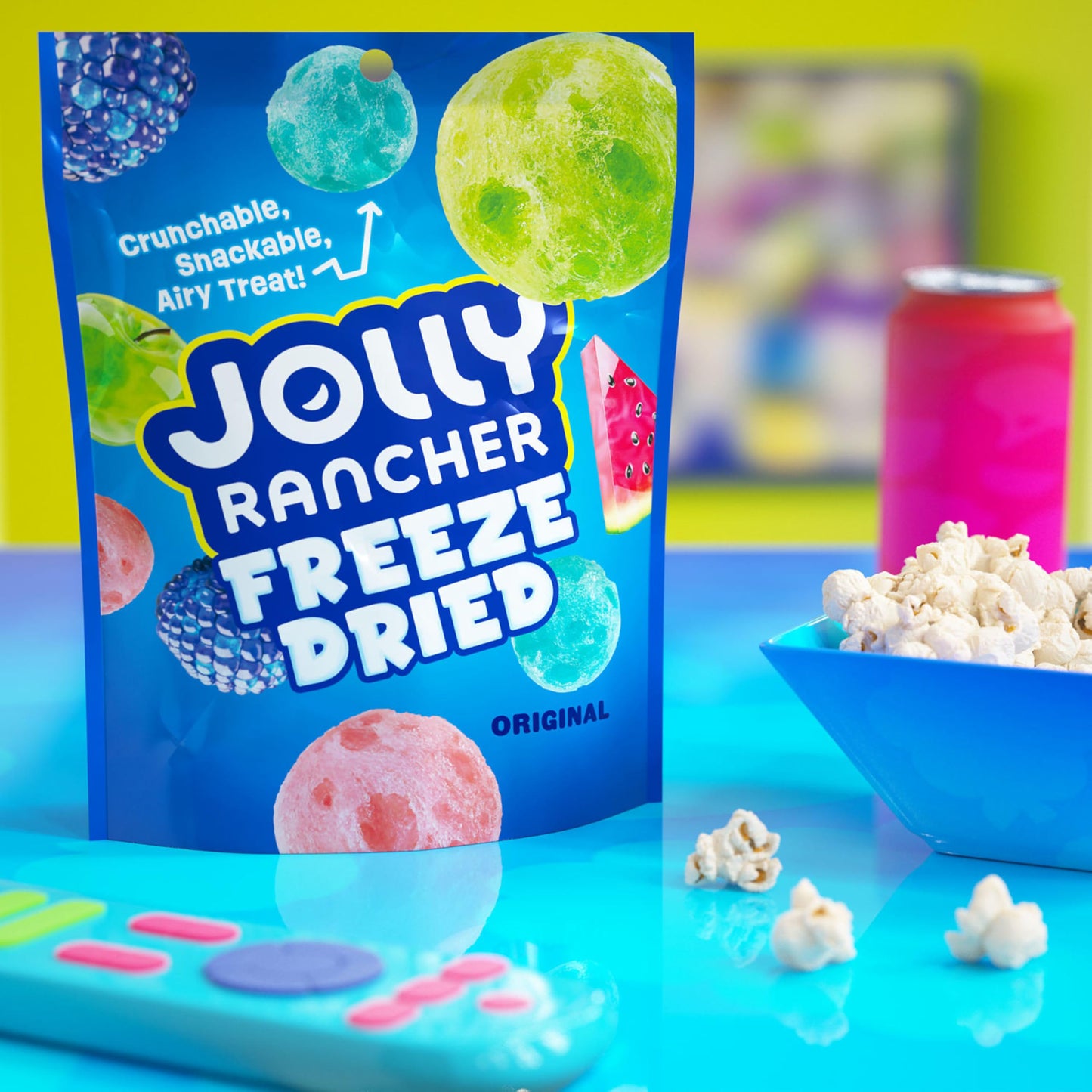 Jolly Rancher, Freeze Dried Original Fruit Flavored Candy Bag, 3.1 Ounce