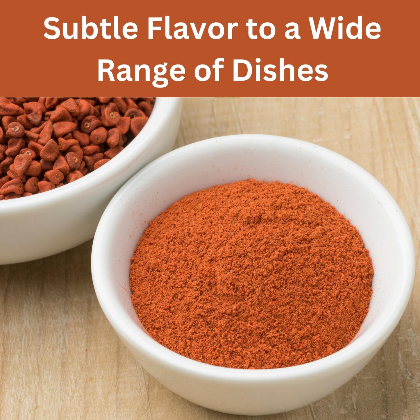 SPICY ORGANIC Annatto Powder 8 oz. - Certified USDA Organic - Ground Achiote Seed Spice for Seasoning and Cooking