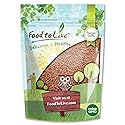 Food to Live - Brown Flax Seeds, 8 Ounces - Raw Whole Flaxseed, Kosher, Vegan, Bulk. Rich in Omega-3 Fats. Great for Salads, Baked Goods, Smoothies