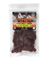 Glenwood Beef Jerky Maui Sweet Onion 9 Ounce Resealable Bag - Moist & Tender, High-Protein Snack, Made in the USA