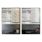 PROTIFIT - High Protein Caramel Caffe Latte & Dark Chocolate Pudding & Shake Mix 2 Pack, 15g Protein, Low Calorie, Low Fat, Low Carb, Aspartame Free