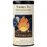 The Republic of Tea - S’mores Herbal Chocolate Tea Tin, 36 Low-Caffeine Tea Bags
