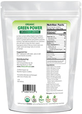 Z Natural Foods Delicious Greens Powder, Tangy and Nutrient-Dense Greens Blend, 100% Natural, Vegan, Gluten Free, Non-GMO, Kosher, 1 Lb