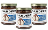 Sanders Classic Hot Fudge Topping 10oz Jar (3-Pack) - Premium Ice Cream Topping, Gluten-Free Chocolate Sauce - Perfect for Cakes, Ice Cream & More