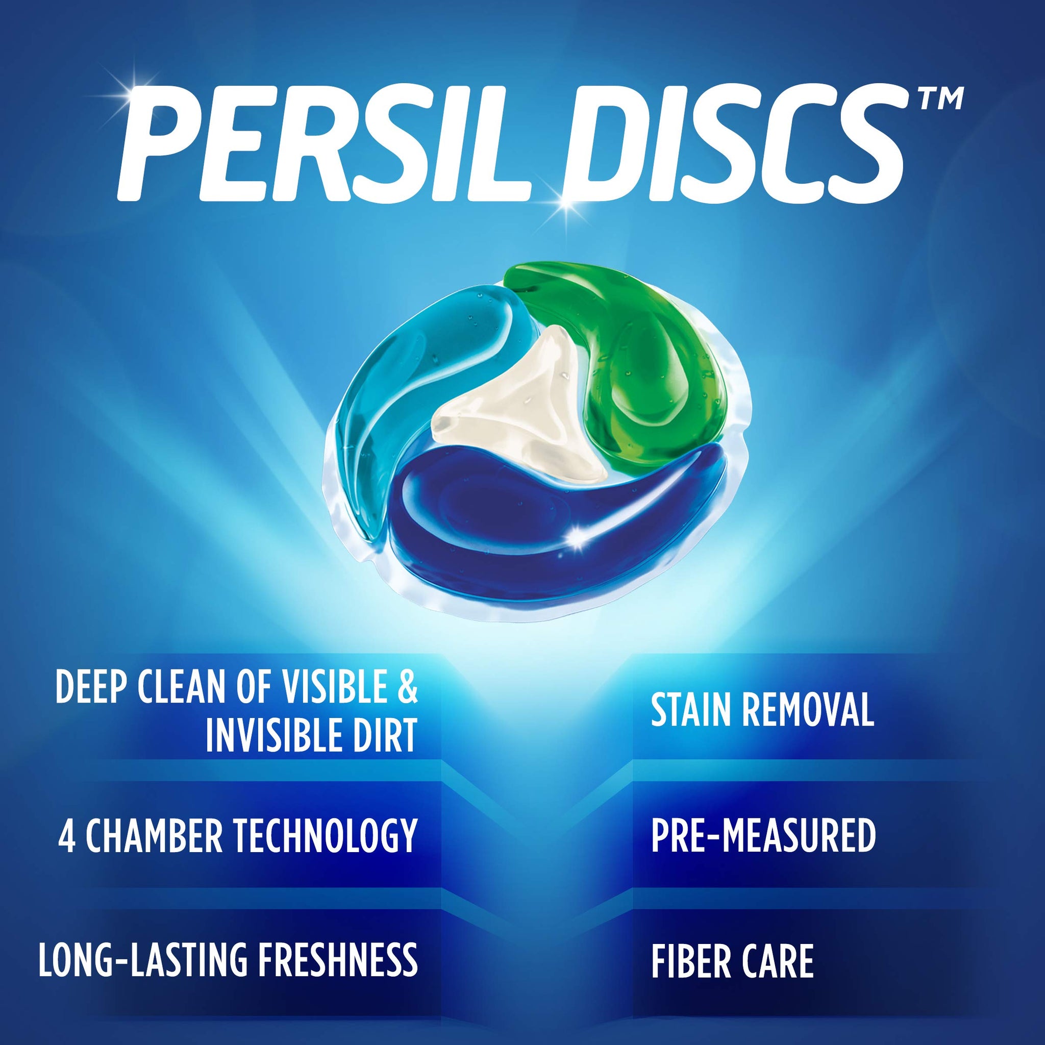 Persil Discs Laundry Detergent Pacs, Original, 16 Count