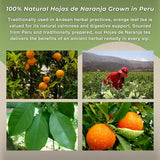 Hanan Te de Naranja 40g - Orange Loose Leaf Tea for Relaxation & Digestive Support, Natural Herbal Tea from Peru (1.4oz)