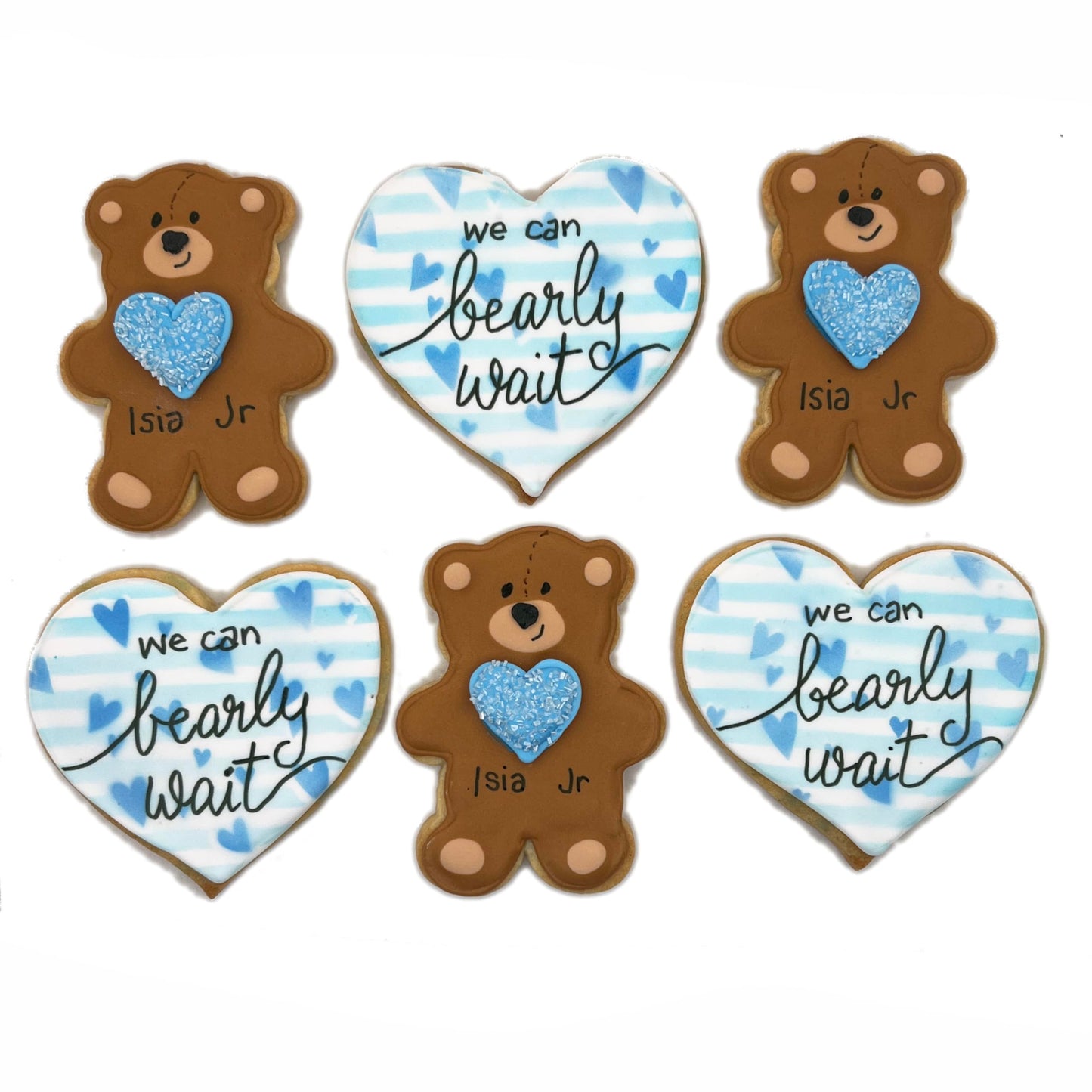 Baker's Dozen To Go Baby Shower Cookies (We Can Bearly Wait)