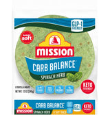Mission Foods Carb Balance Spinach Tacos - 2 Packs
