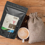 Thank the Goat Made to Order Gourmet Ground Coffee, Freshly Roasted, Dark Roast From Kilimanjaro, Tanzania, 12 oz.