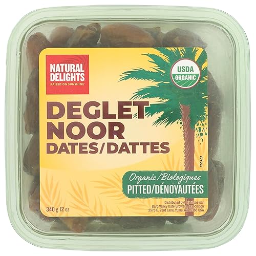 Organic Pitted Deglet Noor Dates, 12 OZ